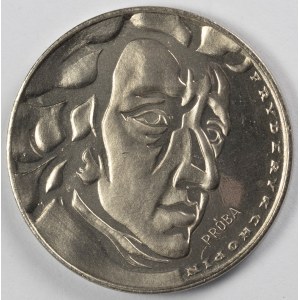 PRL. PROBE Nickel. 50 zl, 1972. CHOPIN.