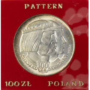 PRL. Stříbrná cena. 100 zl, 1966. MIESZKO A DĄBRÓWKA.