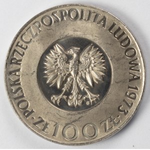 PRL. PROBE Nickel. 100 Zloty, 1973 - KOPERNIK.