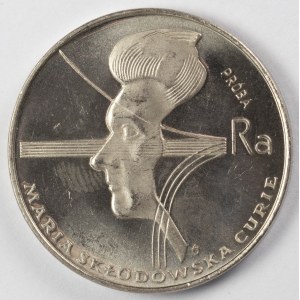 PRL. PROBE Nickel. 100 zl, 1974. SKŁODOWSKA-CURIE.