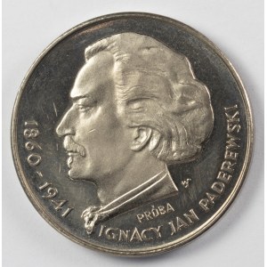 PRL. PROBE Nickel. 100 zl, 1975 PADAREWSKI.