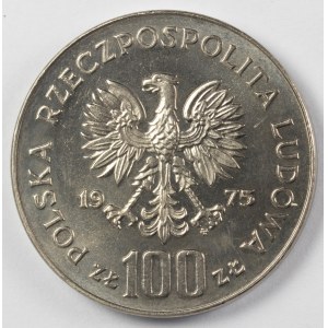 PRL. PRÓBA Nikiel. 100 zł, 1975. PADAREWSKI.
