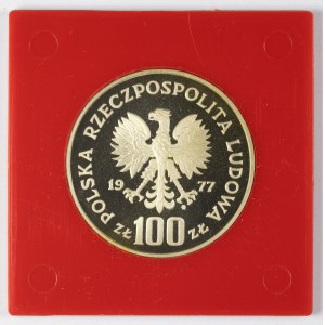 PRL. Stříbrná cena. 100 zl, 1977; RYBA.