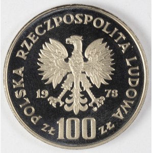 PRL. PROBE Nickel. 100 zl, 1978 MICKIEWICZ.