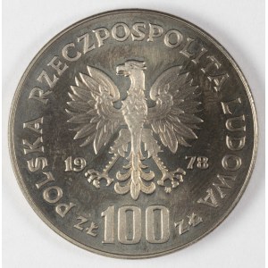 PRL. PROBE Nickel. 100 zl, 1978 MICKIEWICZ.