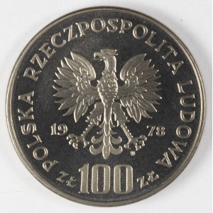 PRL. PROBE Nickel. 100 zl, 1978 KORCZAK.