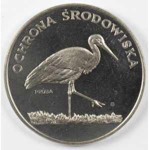 PRL. PRÓBA Nikiel. 100 zł, 1982. BOCIAN.