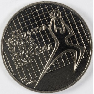 PRL. Nickel-Briefmarke. 200 zl, 1982. Fußballweltmeisterschaft 1982 - SPANIEN.