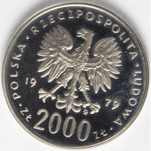 PRL. PROBE Nickel. 2.000 zl, 1977 - KOPERNIK.