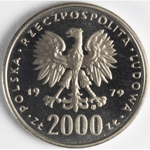 PRL. PROBE Nickel. 2.000 zl, 1979, MIESZKO I.