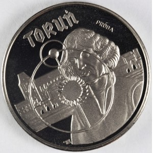 PRL. PROBE Nickel. 5.000 zl, 1989 COPERNIK.