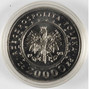 PRL. PROBE Nickel. 20.000 zl, 1993. Schloss in ŁAŃCUCIE.