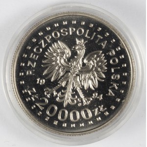 PRL. PROBE Nickel. 20.000 zl, 1994. der chosushkovsky aufstand.