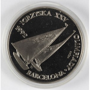 PRL. PROBE Nickel. 200.000 zl, 1991. XXV OLYMPICS BARCELONA.