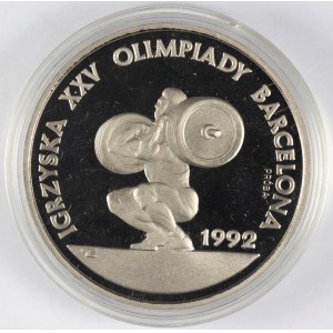 PRL. PROBE Nickel. 200.000 zl, 1991. XXV OLYMPICS BARCELONA.