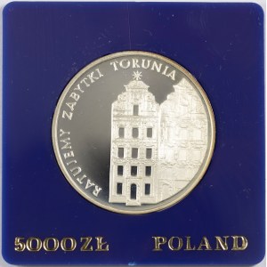 5 000 zł. 1989. RATUJMY ZABYTKI TORUNIA.