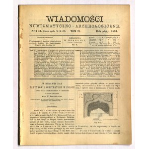 Numismatische und archäologische NEWS. Nrn. 2 und 3 (16 und 17): 1893, S. 33-96, in: u.a.: W. Revoli ...