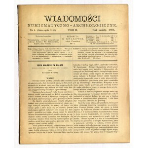 Numismatické a archeologické NOVINKY. No. 1 (23): 1895, s. 257-288, v č. mj: Poklad z doby J...