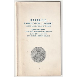 KAMIŃSKI Czesław. 1) Katalog banknotów i monet Polskiej Rzeczypospolitej Ludowej, Warszawa 1966, str…
