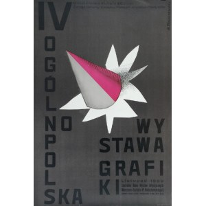 Henryk TOMASZEWSKI (1914-2005), Plakat - IV Ogólnopolska Wystawa Grafiki