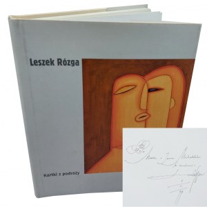 Leszek Rózga - Kartki z podróży, autograf artysty