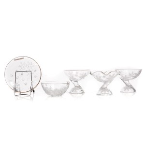 Izabela SZKLENIARZ, Set of gilded glasses from the Stars collection