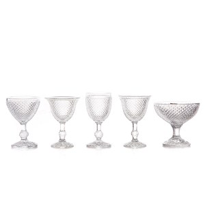 Set di cinque calici Astrid