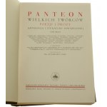 Panteón veľkých autorov poézie a prózy Antológia svetovej literatúry I.-II. zv. ed. Stanislaw Lam [cca 1930].