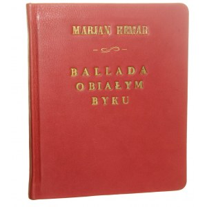 Ballada o białym byku Marjan Hemar Rys. E. Hamunta [1923]