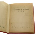 Ballada o białym byku Marjan Hemar Rys. E. Hamunta [1923]