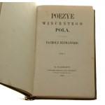 Poezye Wincentego Pola Pachole hetmańskie vol. I-II Wincenty Pol [1862].