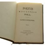 Poezye Wincentego Pola Pachole hetmańskie t. I-II Wincenty Pol [1862]