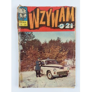 Scenariusz: Władysław Krupka, Krzysztof Pol | Rysownik: Zbigniew Sobala, Wzywam 0-21, wyd. I, 1969 r.