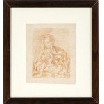 CIRCLE OF CARLO MARATTI (Camerano, 1625 - Roma, 1713), Recto: Nursing Madonna; verso: Head of a young man