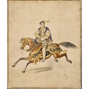 ANONIYMOUS ARTIST, 19th CENTURY, Knight in Renaissance clothing