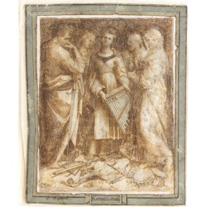 FOLLOWER OF RAFFAELLO SANZIO, Ecstasy of Saint Cecilia