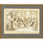 CESARE FRACASSINI (Rome, 1838 - 1868), Saul lashes out at David