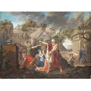 NEOCLASSICAL ARTIST, FIRST DECADE OF 19th CENTURY, Scene from Sophocles' Antigone