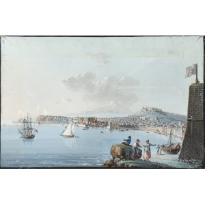 XAVIER (SAVERIO) DELLA GATTA (Lecce, 1758 - after 1828), View of the Bay of Naples
