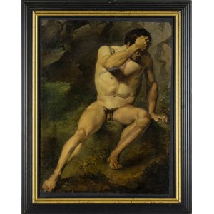 PIETRO PAOLETTI (Belluno, 1801 - 1847), Male nude