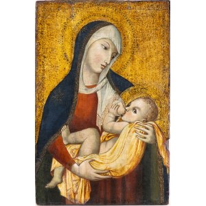 IN THE MANNER OF AMBROGIO LORENZETTI, Madonna Lactans