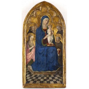 SENESE SCHOOL, Madonna and Child or Madonna of the Goldfinch