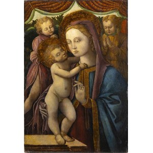 AMBIT OF VITTORE CRIVELLI, Madonna with Child and angels