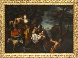 VENETIAN ARTIST FOLLOWER OF PAOLO VERONESE, FIRST HALF OF 17th CENTURY, The Finding of Moses