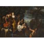 VENETIAN ARTIST FOLLOWER OF PAOLO VERONESE, FIRST HALF OF 17th CENTURY, The Finding of Moses