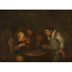 EGBERT VAN HEEMSKERCK II (Haarlem, 1634 - London, 1704), Tavern with dice players