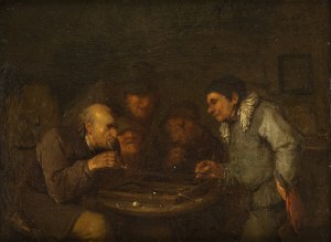 EGBERT VAN HEEMSKERCK II (Haarlem, 1634 - London, 1704), Tavern with dice players