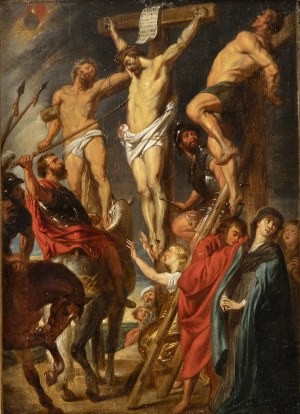 FLEMISH ARTIST FROM CIRCLE OF PETER PAUL RUBENS, Crucifixion