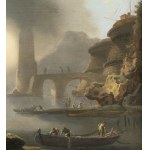 FRANCESCO FIDANZA (Rom, 1747 - Mailand, 1819), Seestück mit Hafen von Messina