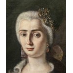 NEAPOLITAN ARTIST, 18th CENTURY, Double portrait with noblewoman and daughter holding rose